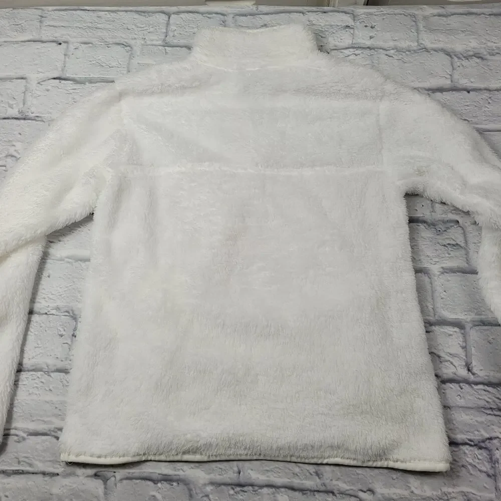 NWT Eddie Bauer White Quest Plush 1/4 Zip Fleece size XS